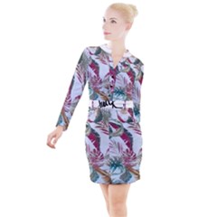 Hh F 5940 1463781439 Button Long Sleeve Dress by tracikcollection