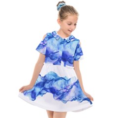 Blue Smoke Kids  Short Sleeve Shirt Dress by goljakoff