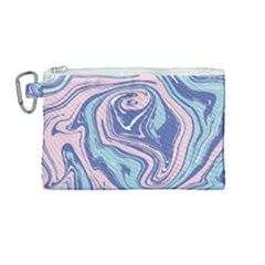 Vector Vivid Marble Pattern 10 Canvas Cosmetic Bag (medium) by goljakoff