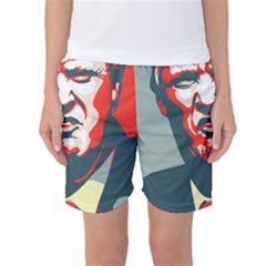 Trump Nope Women s Basketball Shorts by goljakoff