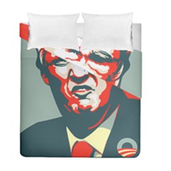 Trump Nope Duvet Cover Double Side (full/ Double Size) by goljakoff