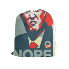 Trump Nope Drawstring Pouch (xl) by goljakoff