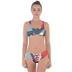 Trump Nope Criss Cross Bikini Set by goljakoff