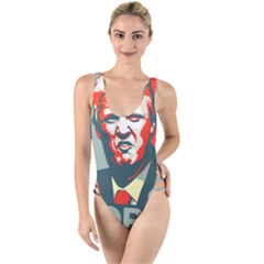 Trump Nope High Leg Strappy Swimsuit by goljakoff