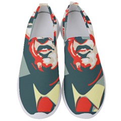 Trump Nope Men s Slip On Sneakers by goljakoff