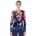 Trump2 V-Neck Long Sleeve Top View1