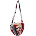 Trump pop art Heart Shoulder Bag View2