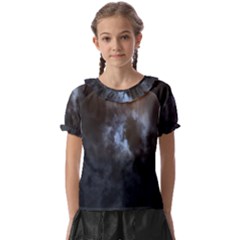 Mystic Moon Collection Kids  Frill Chiffon Blouse by HoneySuckleDesign