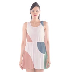 Abstract Shapes  Scoop Neck Skater Dress by Sobalvarro