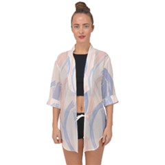 Marble Stains  Open Front Chiffon Kimono by Sobalvarro