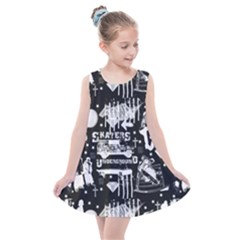 Skater-underground2 Kids  Summer Dress by PollyParadise