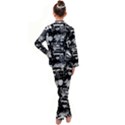 Skater-underground2 Kid s Satin Long Sleeve Pajamas Set View2