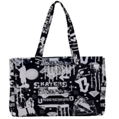 Skater-underground2 Canvas Work Bag by PollyParadise