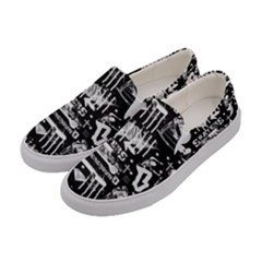 Skater-underground2 Women s Canvas Slip Ons by PollyParadise