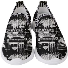 Skater-underground2 Kids  Slip On Sneakers by PollyParadise