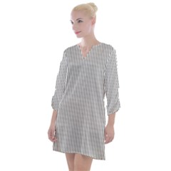 Zappwaits - Fine Open Neck Shift Dress by zappwaits