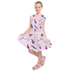 Accessories For Manicure Kids  Short Sleeve Dress by SychEva