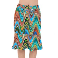 Icecreams2 Short Mermaid Skirt by PollyParadise