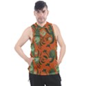 Folk floral pattern. Abstract flowers surface design. Seamless pattern Men s Sleeveless Hoodie View1