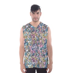 Multicolored Watercolor Stones Men s Basketball Tank Top by SychEva