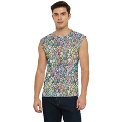 Multicolored Watercolor Stones Men s Raglan Cap Sleeve Tee by SychEva