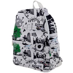 Skaterunderground Top Flap Backpack by PollyParadise