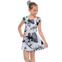 Skaterunderground Kids  Cap Sleeve Dress by PollyParadise