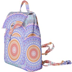 Pretty Pastel Boho Hippie Mandala Buckle Everyday Backpack by CrypticFragmentsDesign