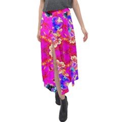 Newdesign Velour Split Maxi Skirt by LW41021