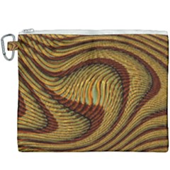 Golden Sands Canvas Cosmetic Bag (xxxl) by LW41021