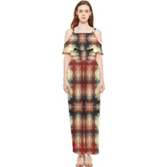 Royal Plaid  Draped Sleeveless Chiffon Jumpsuit by LW41021