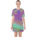 Color Winds Sixties Short Sleeve Mini Dress View1