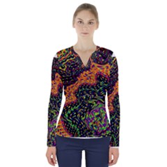 Goghwave V-neck Long Sleeve Top by LW41021