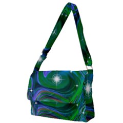 Night Sky Full Print Messenger Bag (l) by LW41021