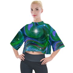 Night Sky Mock Neck Tee by LW41021