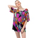 Abstract Oversized Chiffon Top View1