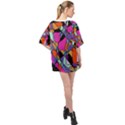 Abstract Oversized Chiffon Top View2