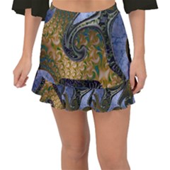 Sea Of Wonder Fishtail Mini Chiffon Skirt by LW41021