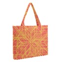 Orange/Yellow Line Pattern Medium Tote Bag View2