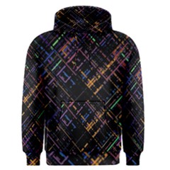 Criss-cross Pattern (multi-colored) Men s Core Hoodie by LyleHatchDesign