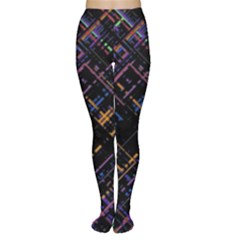 Criss-cross Pattern (multi-colored) Tights by LyleHatchDesign