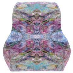 Marbled Pebbles Car Seat Back Cushion  by kaleidomarblingart