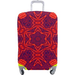 Red Rose Luggage Cover (large) by LW323