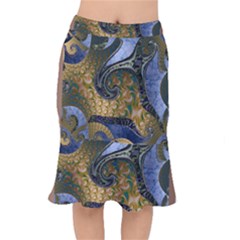 Ancient Seas Short Mermaid Skirt by LW323