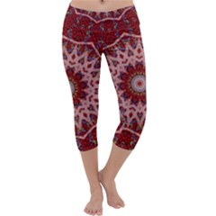 Redyarn Capri Yoga Leggings by LW323