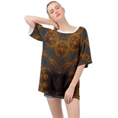 Sweet Dreams Oversized Chiffon Top by LW323