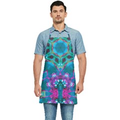 Peacock2 Kitchen Apron by LW323