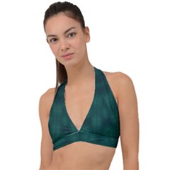 Windy Halter Plunge Bikini Top by LW323