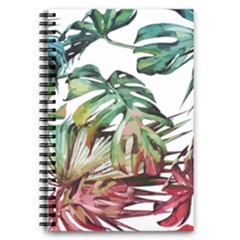 Tropical Leaves 5 5  X 8 5  Notebook by goljakoff