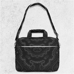 Topography Macbook Pro Shoulder Laptop Bag  by goljakoff